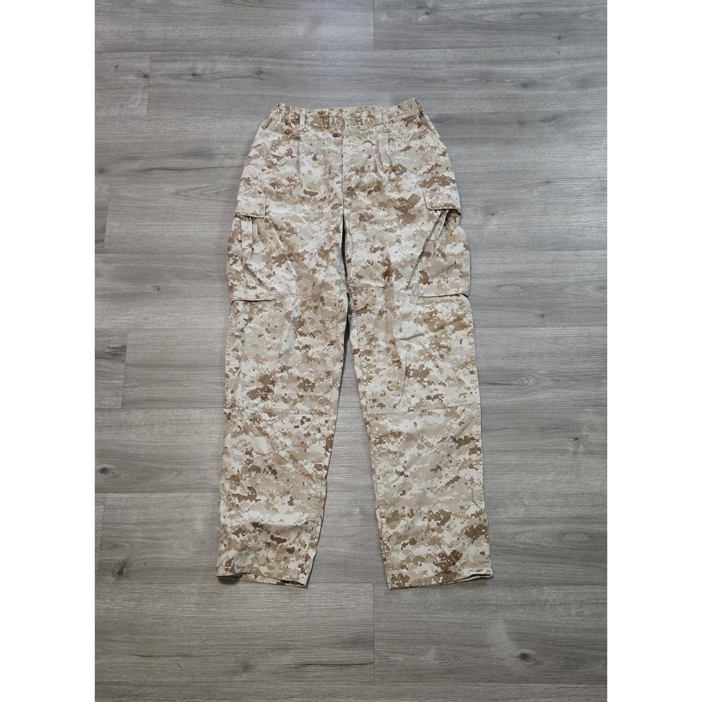 USMC MARPAT Desert Digital Camo Combat Pants Size Medium Long Military Trousers